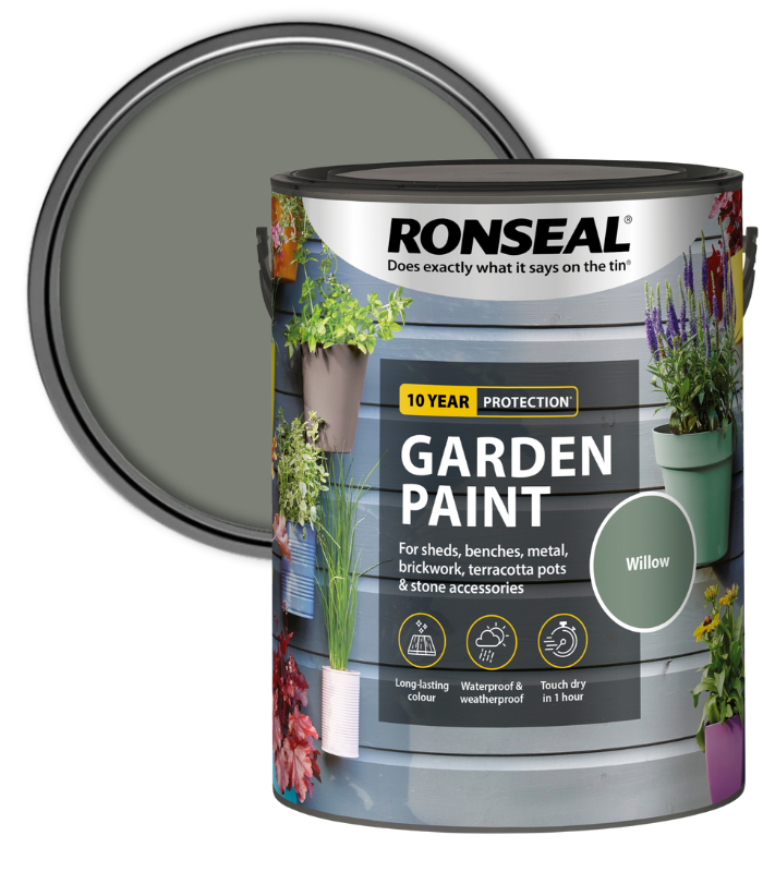 Ronseal Garden Paint - Willow - 5 Litre