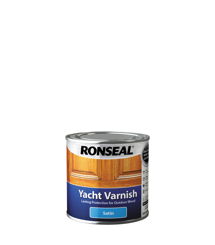 Ronseal Exterior Yacht Wood Varnish - Satin - 250ml