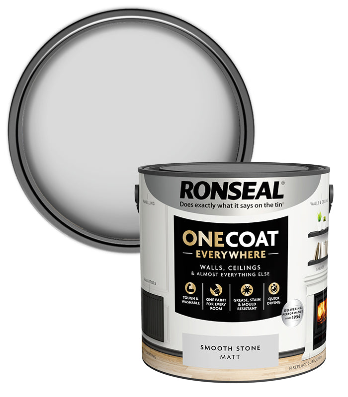 Ronseal One Coat Everywhere Matt - 2.5L - Smooth Stone