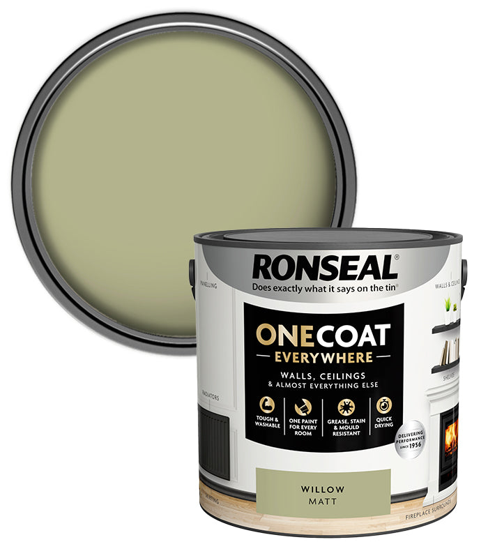 Ronseal One Coat Everywhere Matt - 2.5L - Willow