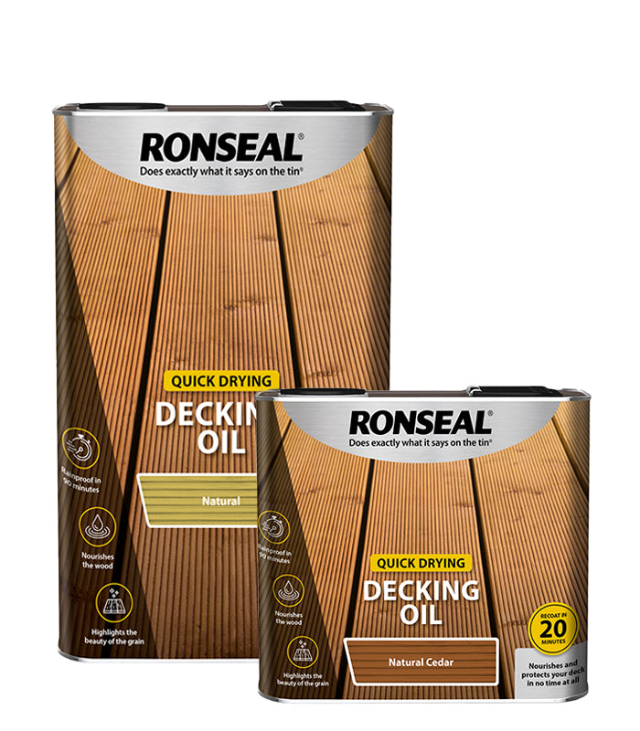 Ronseal Ult Deck Oil Natural Cedar From Kings DIY | Berkshire, Hampshire & Surrey