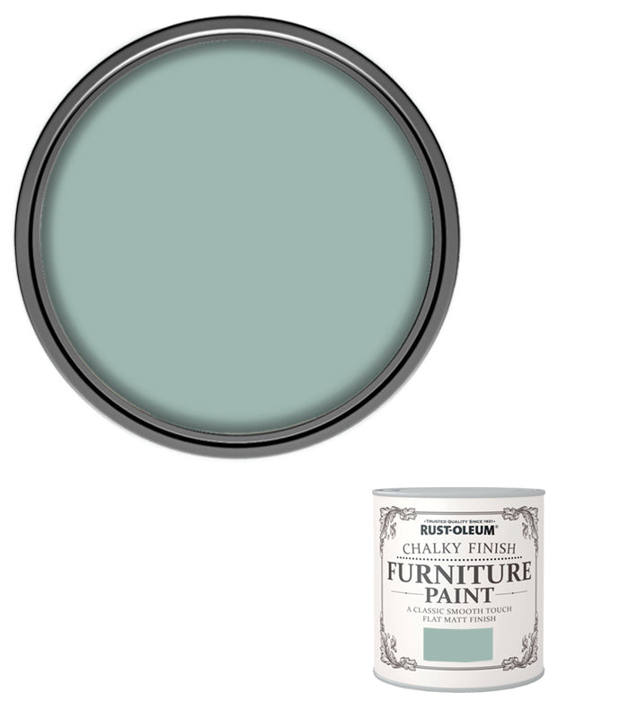 Rust-Oleum Chalk Chalky Furniture Paint Duck Egg 125ML