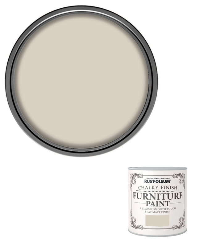 Rust-Oleum Chalk Chalky Furniture Paint Hessian 125ML