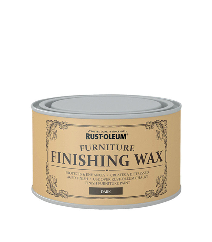 Rust-Oleum Chalk Chalky Furniture Paint - Finishing Wax - Dark 400ml