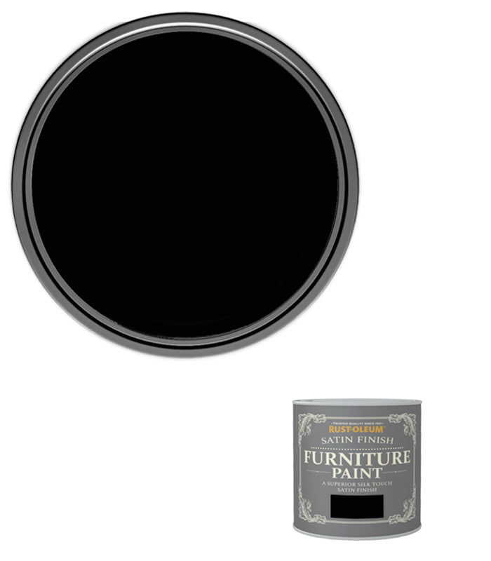Rust-Oleum Satin Furniture Paint - Carbon - 125ML