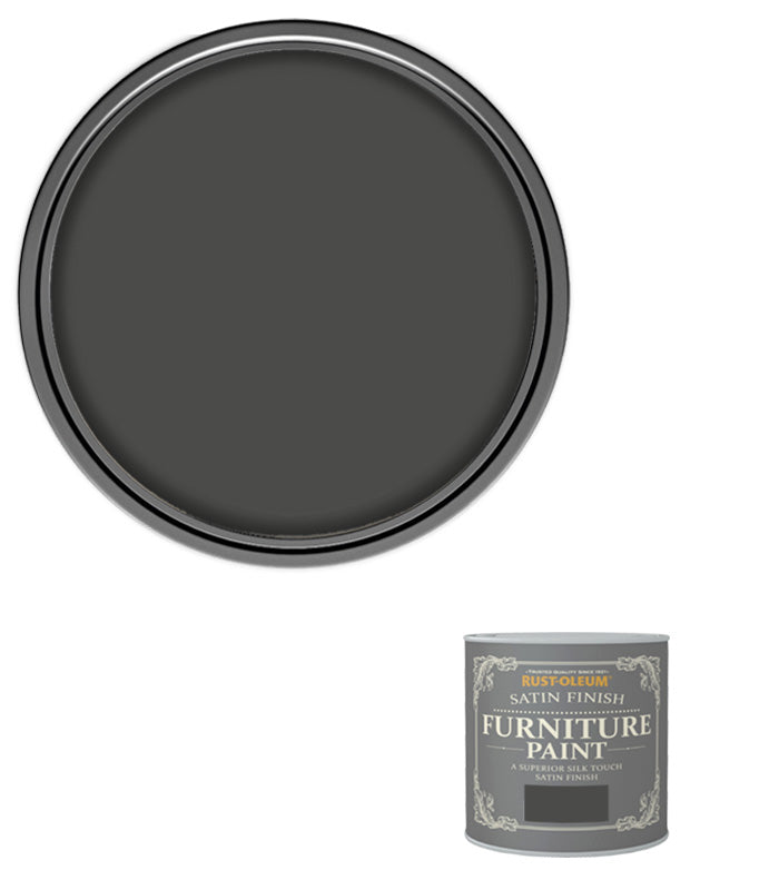Rust-Oleum Satin Furniture Paint - Graphite - 125ML