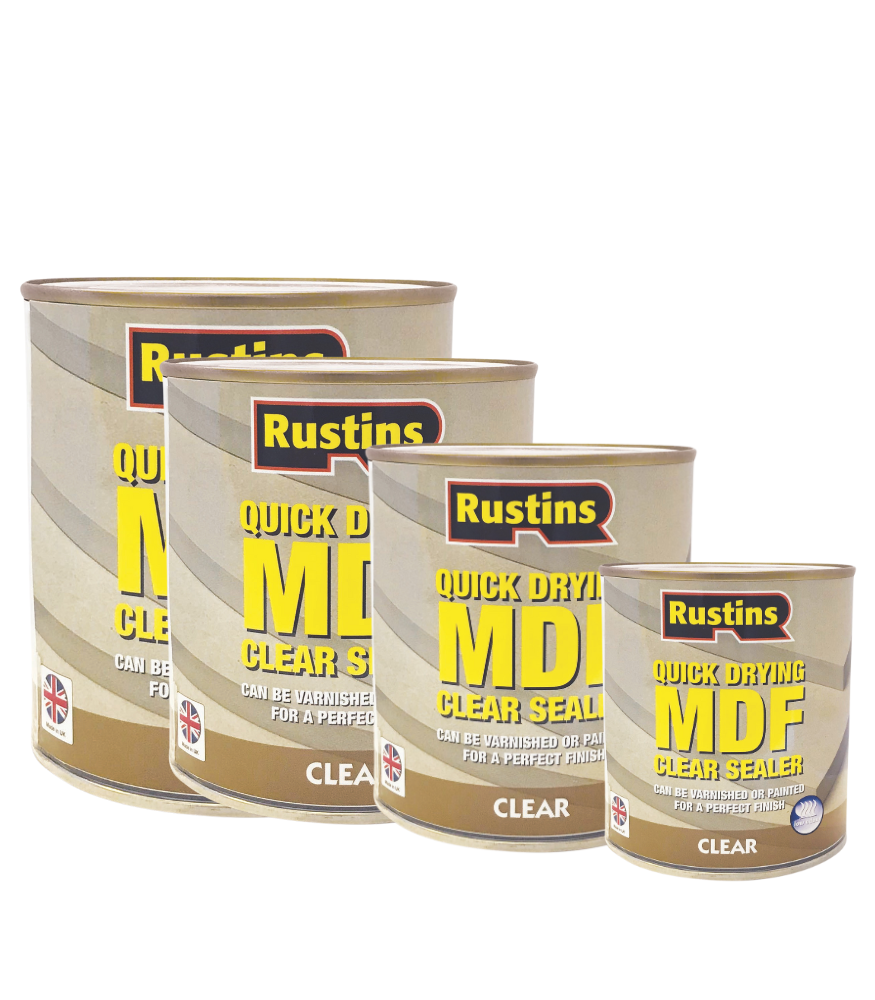 Rustins Quick Drying MDF Sealer - Clear