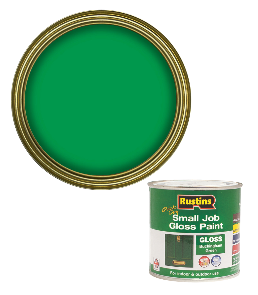 Rustins Quick Dry Small Job Paint - Gloss - Buckingham Green - 250ml