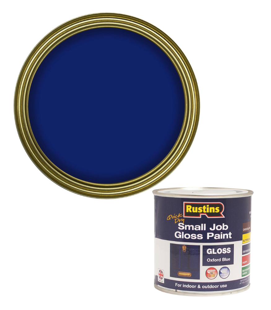 Rustins Quick Dry Small Job Paint - Gloss - Oxford Blue - 250ml