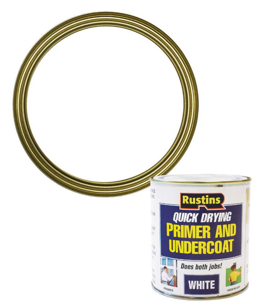 Rustins Primer Undercoat - White - 500ml