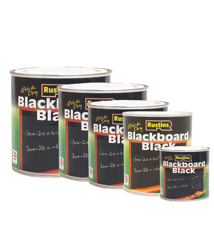 Rustins Quick Drying Blackboard Black Paint