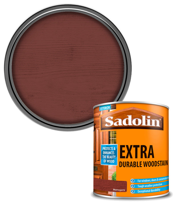 Sadolin Extra Durable Woodstain - Mahogany - 1L