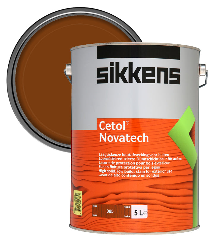 Sikkens Cetol Novatech Woodstain Paint - 5 Litre - Teak (085)