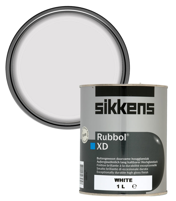 Sikkens Rubbol XD Gloss Paint - 1 Litre - White