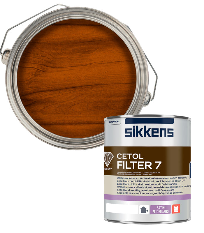 Sikkens Cetol Filter 7 Plus Woodstain Paint - 1 Litre - Light Oak (006)