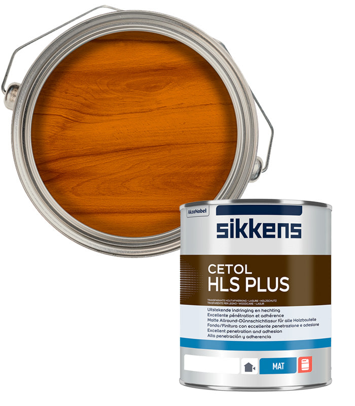 Sikkens Cetol HLS Plus Woodstain Paint - 1 Litre - Mahogany (045)