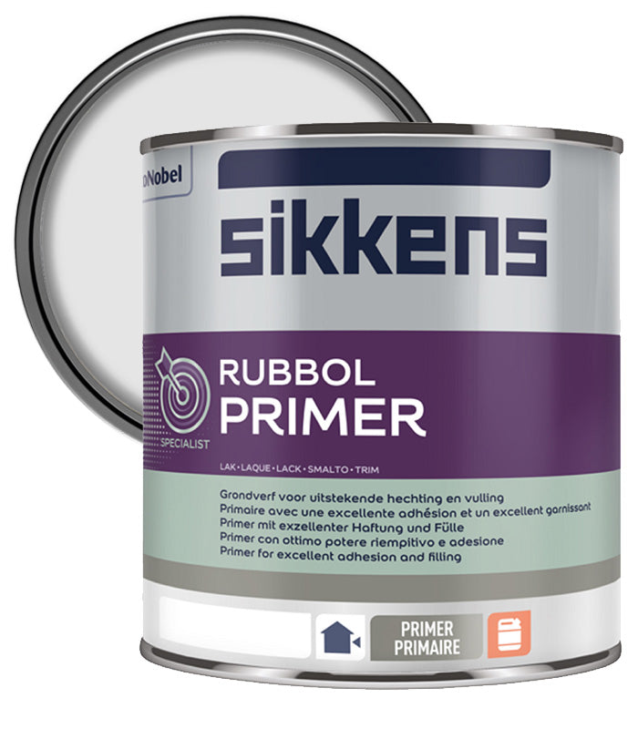 Sikkens Rubbol Primer Plus Paint - 5 Litre - White