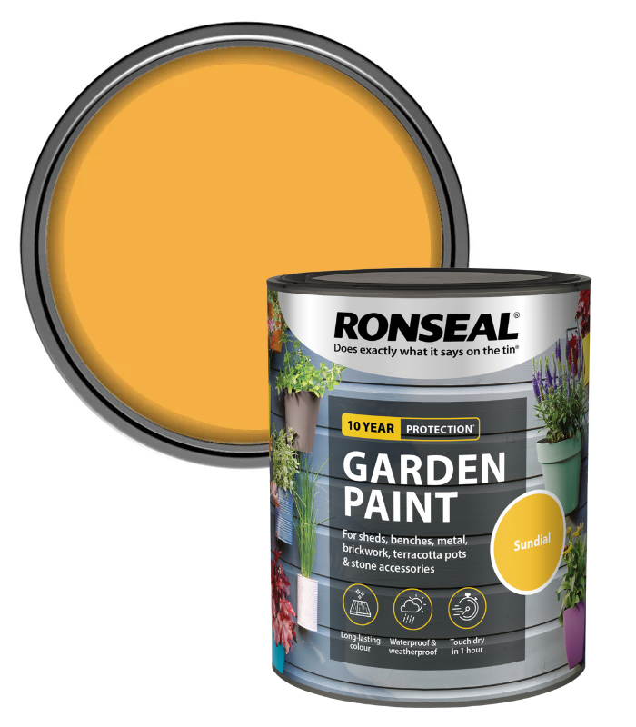 Ronseal Garden Paint - Sundial - 750ml
