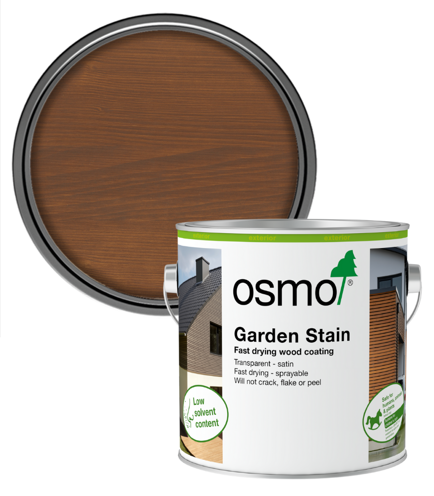 Osmo Garden Stain Satin - Teak - 2.5L