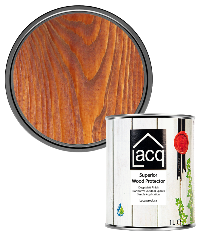 Lacq Produra Superior Wood Protector - Teak - 1 Litre