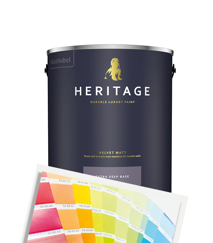 Dulux Heritage Velvet Matt Paint - 5 Litre - Tinted Colour Match