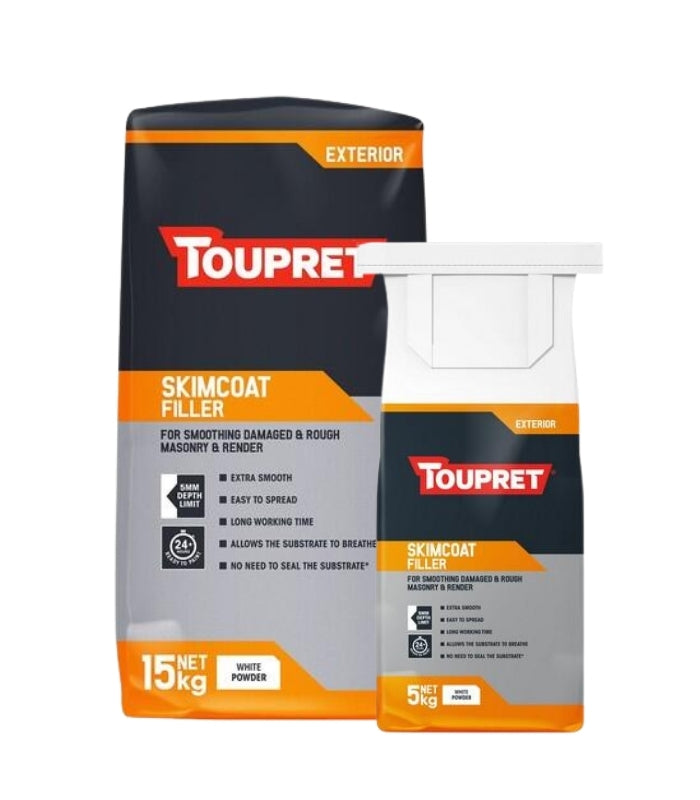 Toupret Exterior Skimcoat Filler - White - Powder