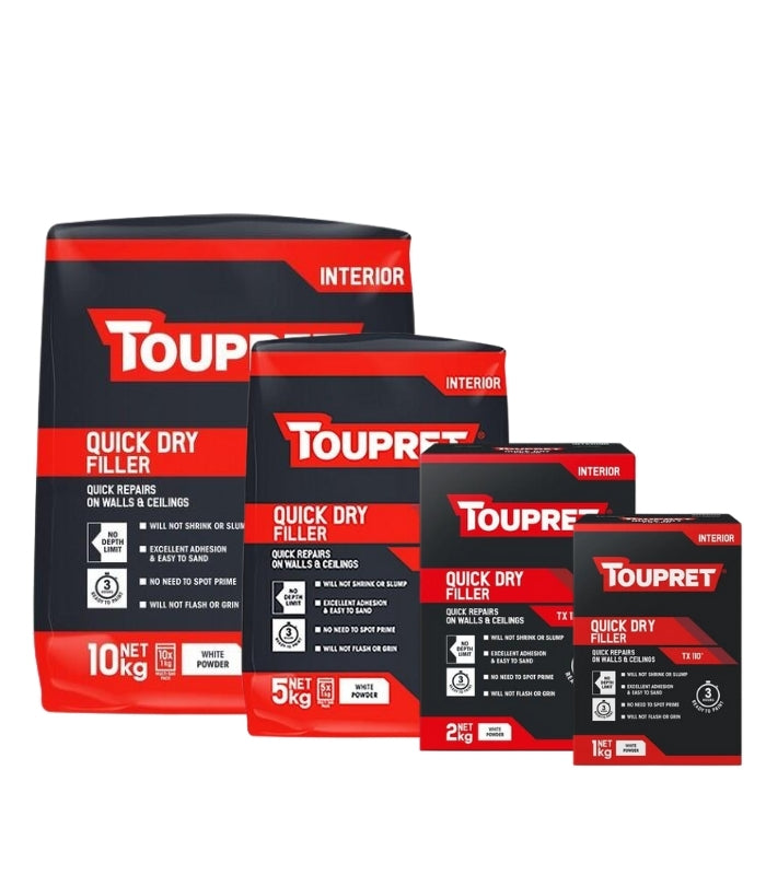 Toupret Interior Quick Dry Filler - TX110 - White - Powder