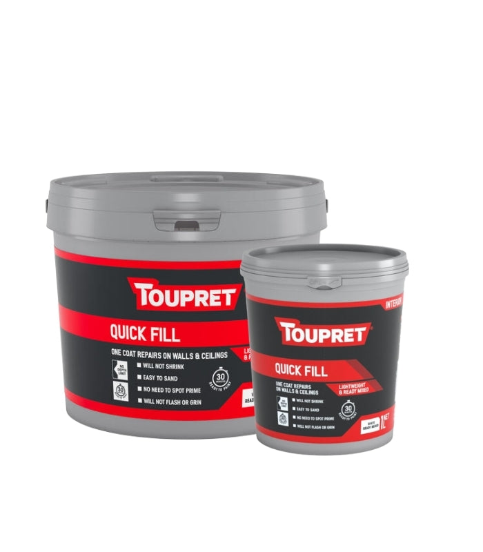 Toupret Interior Quick Fill Filler - White - Ready to use