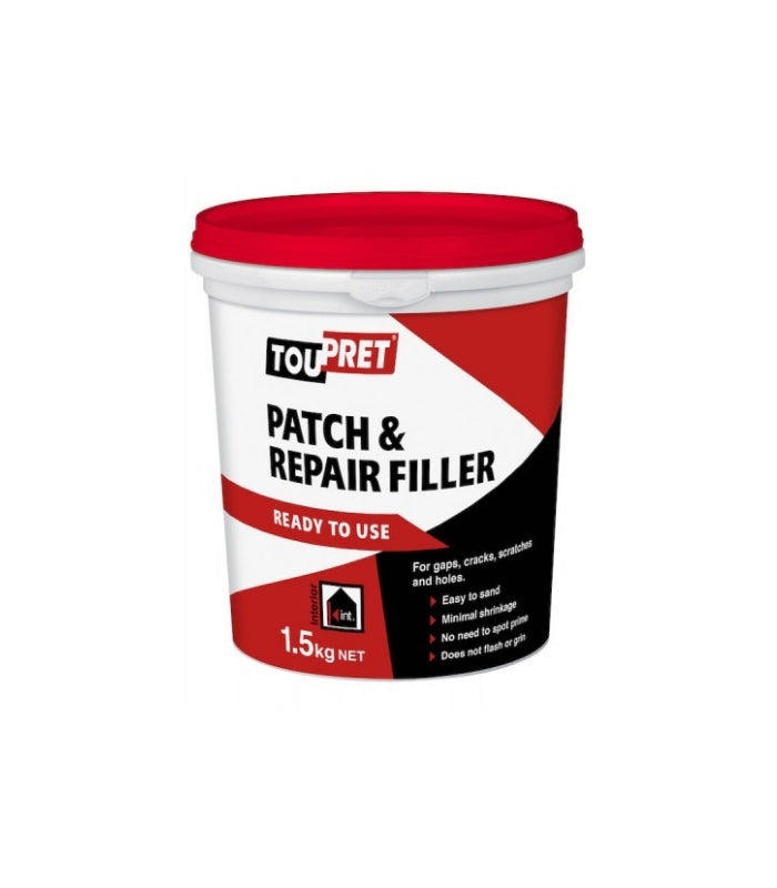 Toupret Patch & Repair Filler - White - Ready to use - 1.5kg