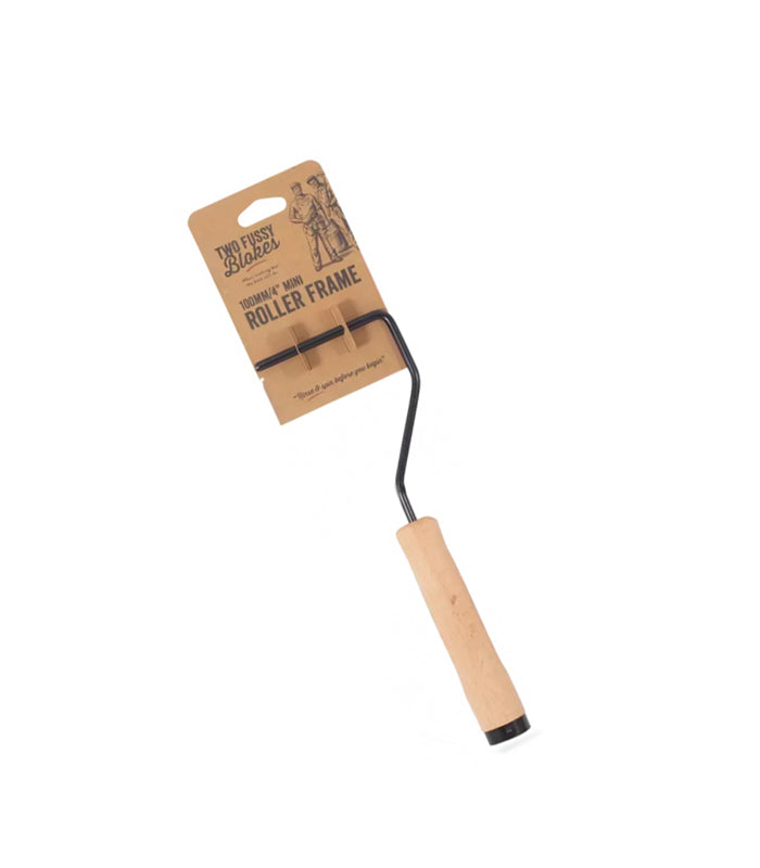 Two Fussy Blokes Wooden Handle 4" (100mm) Roller Frame - Short 11" Long