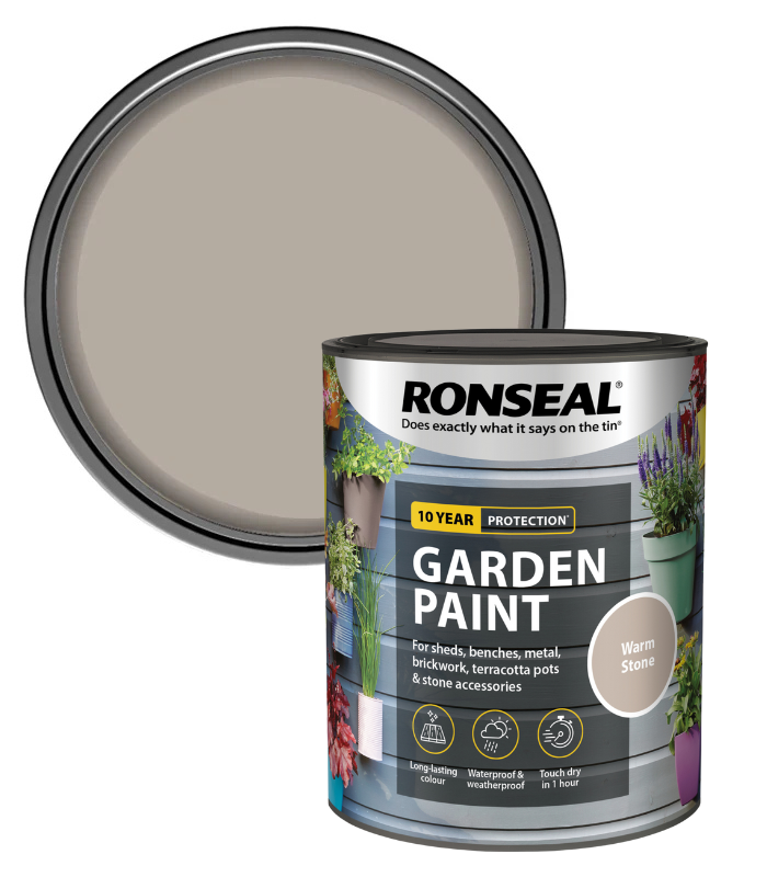 Ronseal Garden Paint - Warm Stone - 750ml