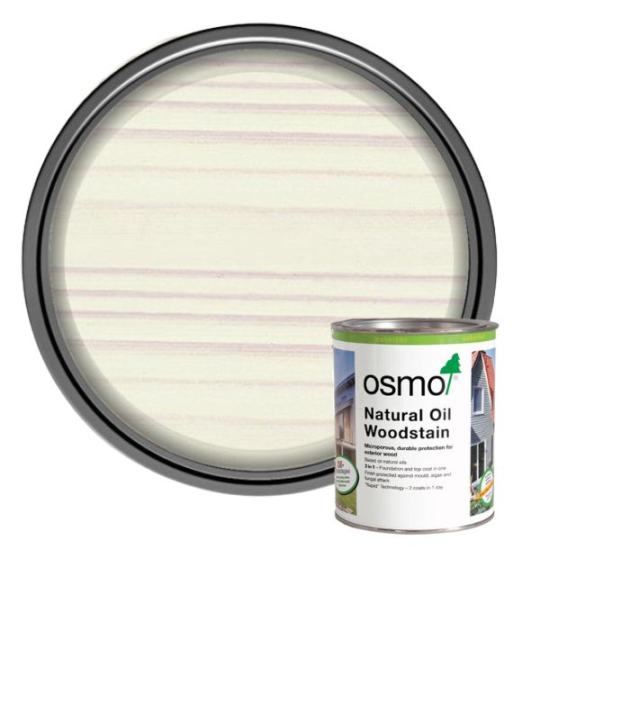 Osmo Natural Oil Woodstain - White - 125ml