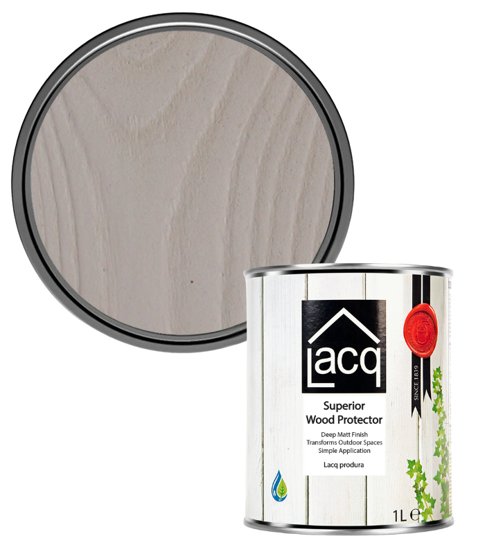Lacq Produra Superior Wood Protector - White Clay - 1 Litre