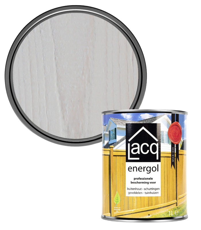 Lacq Energol Premium Wood Stain - White - 1 Litre