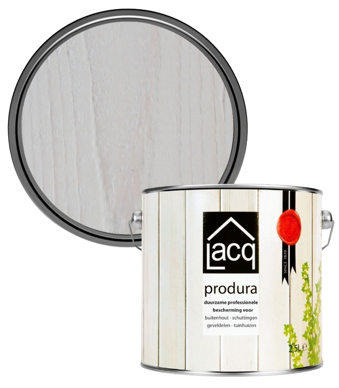 Lacq Produra Superior Wood Protector - White - 2.5 Litre