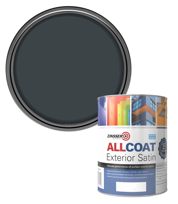 Zinsser AllCoat (Water Based) Exterior Satin - 1 Litre - RAL 7016