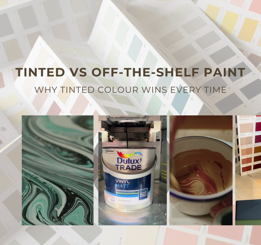 Tinted vs Off-the-Shelf Paint – Why Tinted Colour Wins Every Time