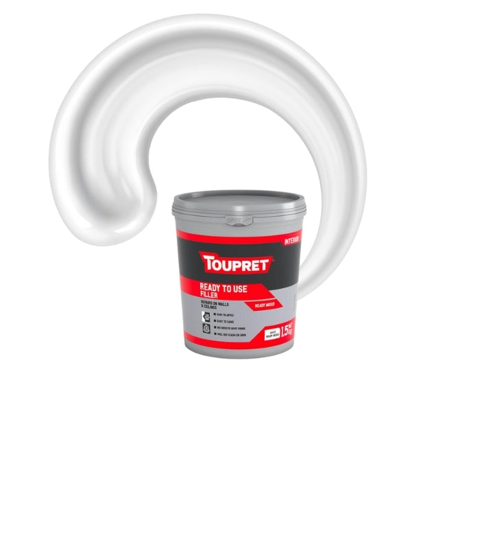 Toupret Ready Mixed Interior Filler - 1.5Kg
