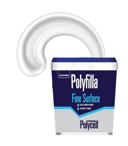 Polycell Trade Polyfilla Fine Surface Filler - Ready Mixed Tub - 1.75 Kg