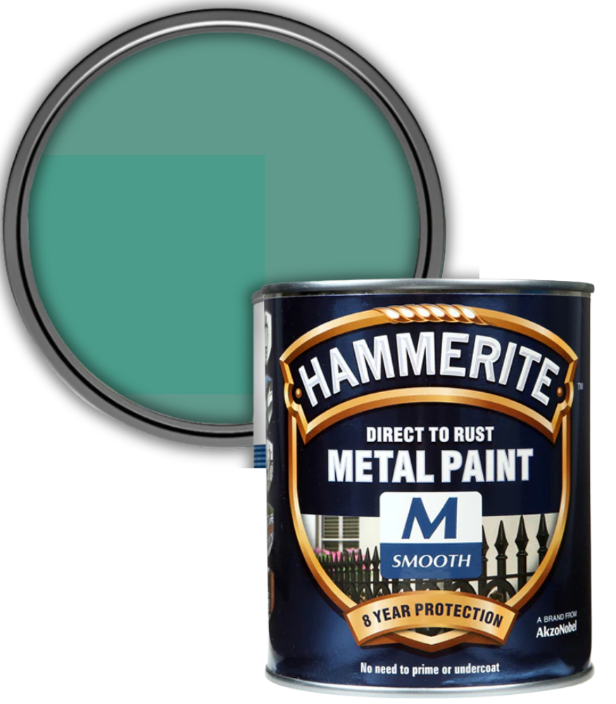 Hammerite - Smooth Direct to Rust - 750ML - Emerald Stone