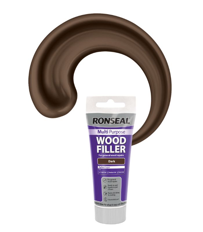 Ronseal Multi Purpose Wood Filler - Dark - 100g - Tube
