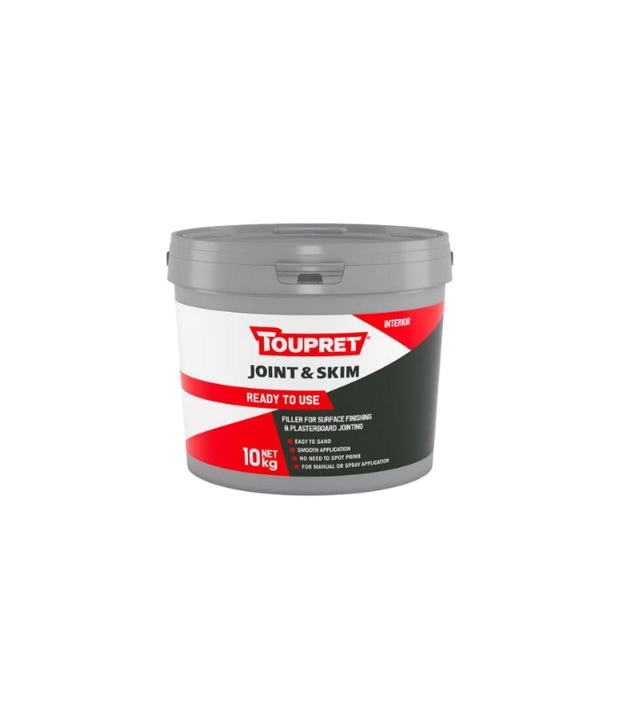 Toupret Ready Mixed Skim & Fill Joint - 10Kg