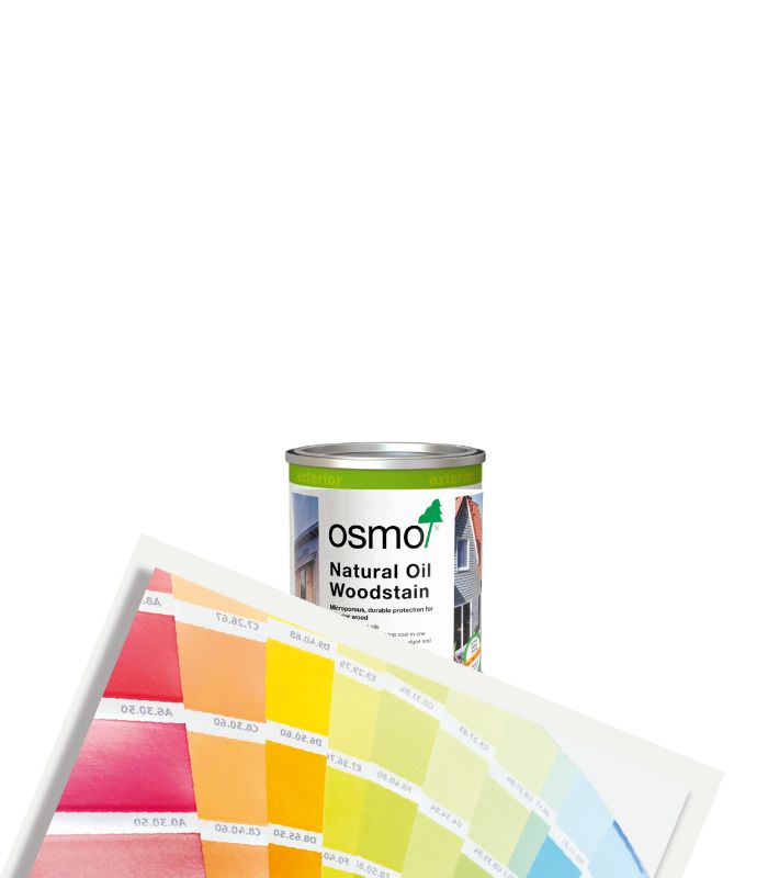 Osmo Natural Oil Woodstain Matt - 125ml - Tinted Mixed Colour