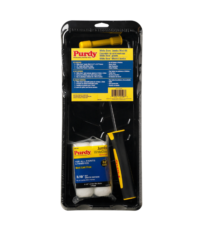 Purdy White Dove Mini Jumbo Roller Starter Kit - 4.5 Inch