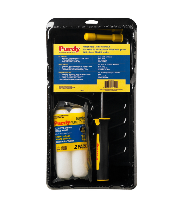 Purdy White Dove Mini Jumbo Roller Starter Kit - 6.5 Inch