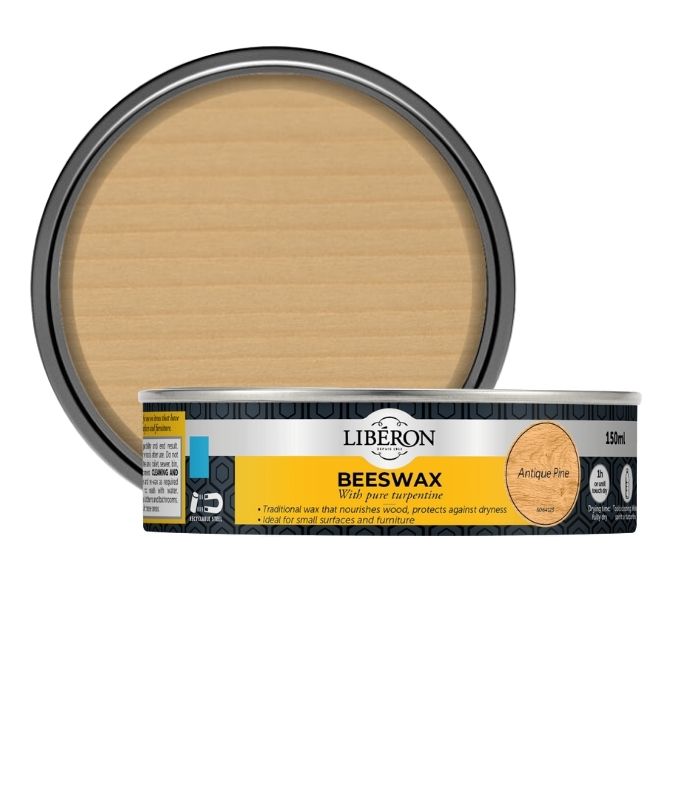 Liberon Paste Beeswax with Pure Turpentine - Antique Pine - 150ml