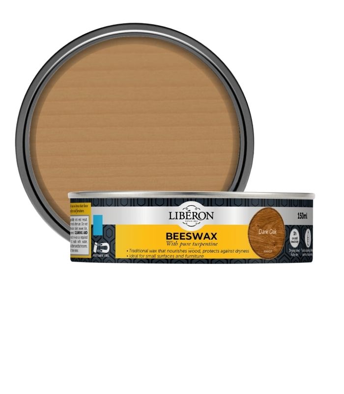 Liberon Paste Beeswax with Pure Turpentine - Dark - 150ml