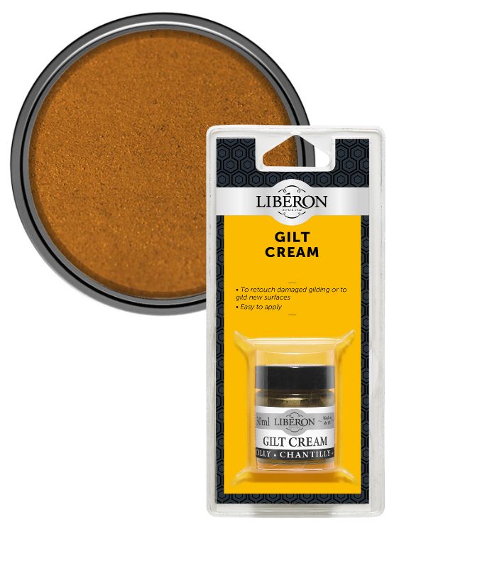 Liberon Gilt Cream - Restore or New Gilding - 30ml - Chantilly