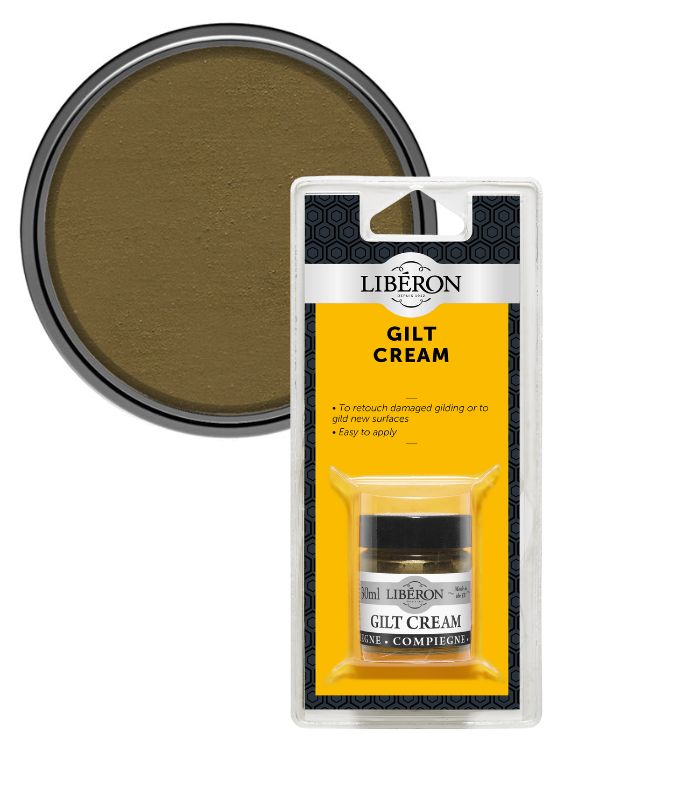 Liberon Gilt Cream - Restore or New Gilding - 30ml - Compiegne