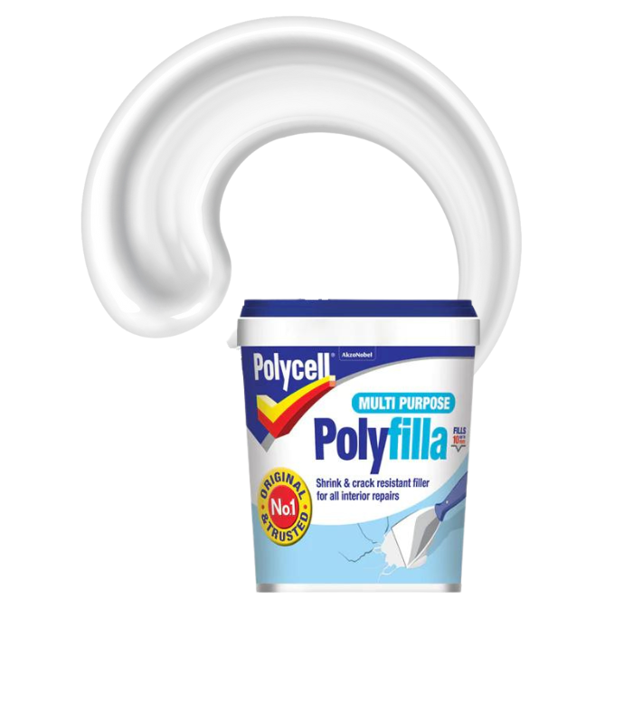 Polycell Polyfilla Multi Purpose Filler - Ready Mixed Tub - 1 Kg